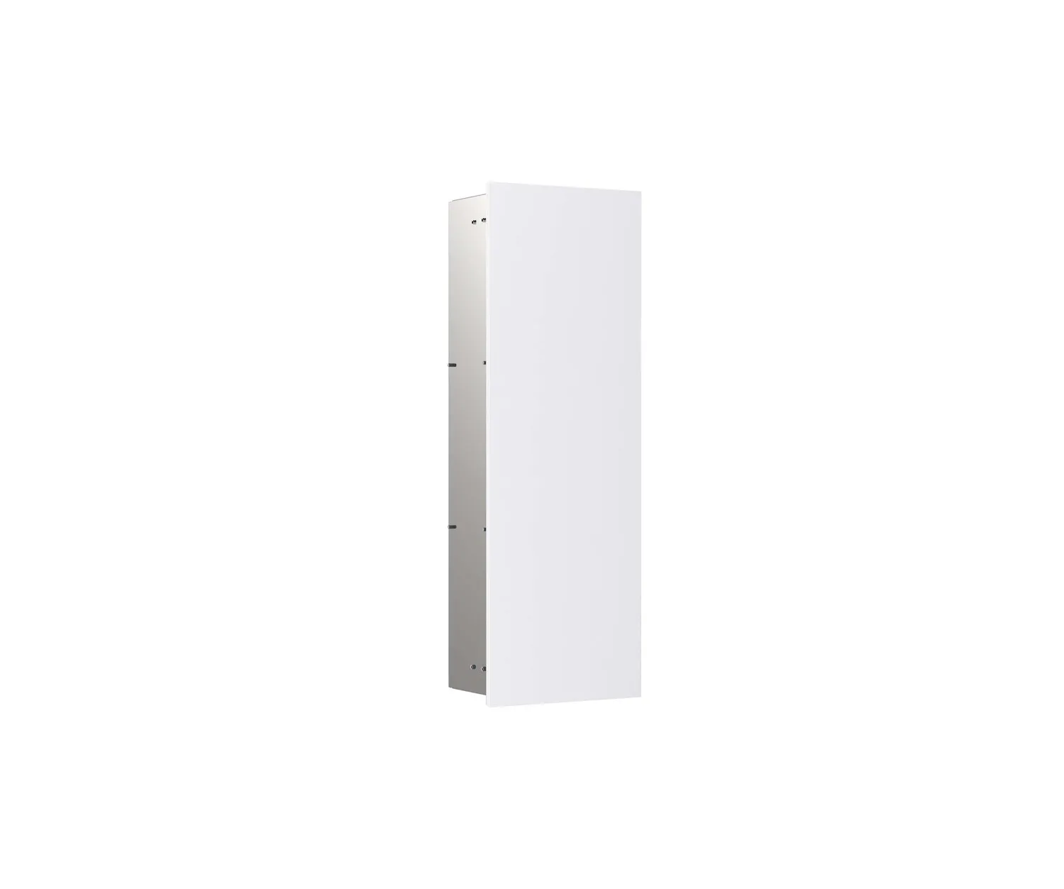 Schrankmodul asis pure mit Glasfront Türanschlag links, Unterputz, 730mm, alpinweiss matt Schrankmodul asis pure mit Glasfront Türanschlag links, Unterputz, 730mm, alpinweiss matt