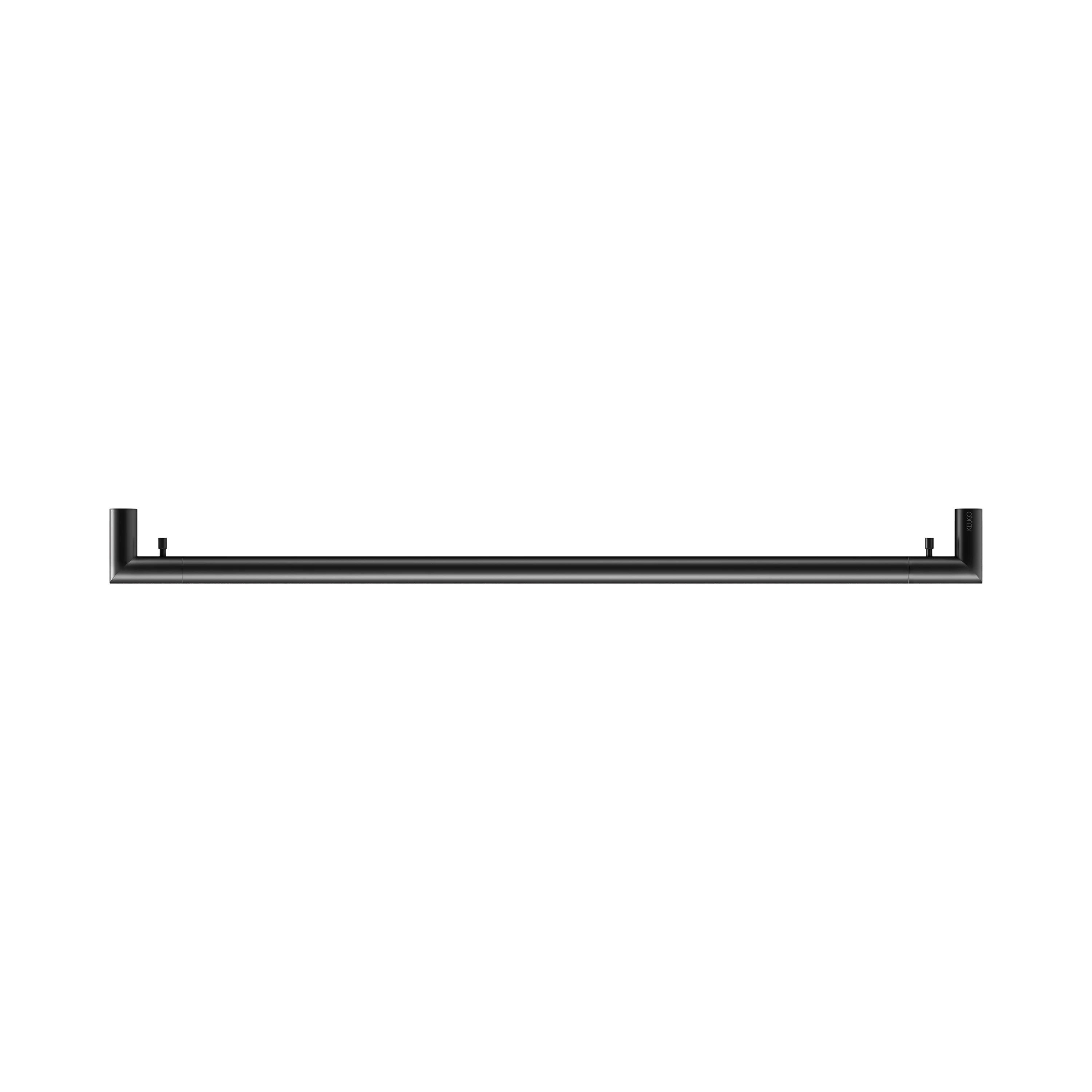 REVA 12801370800 Badetuchhalter mit integriertem Haken 800 mm schwarz