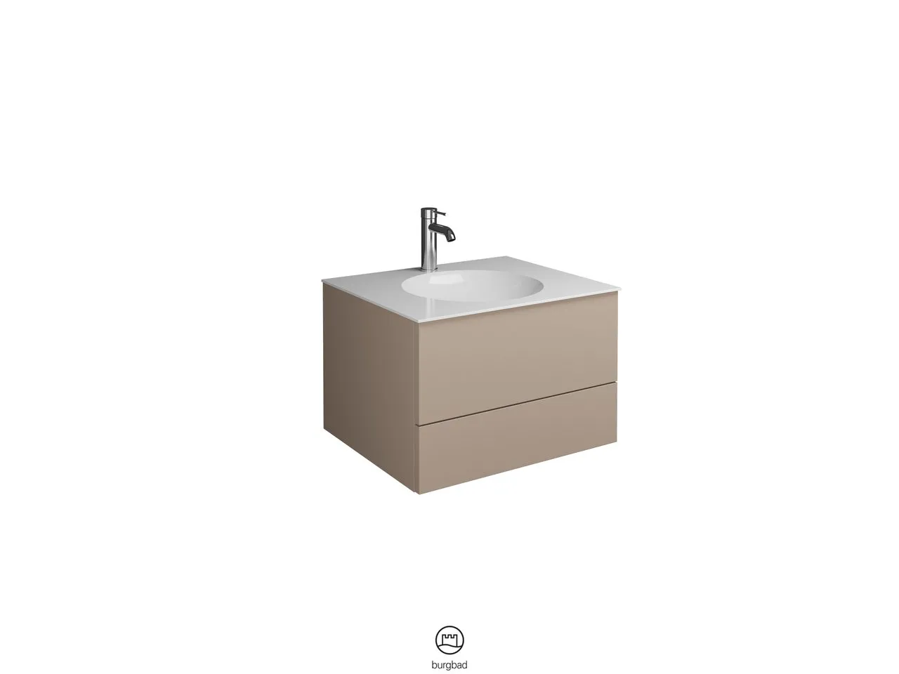 burgbad Badmöbelset „Coco“ in Sand Solid Matt