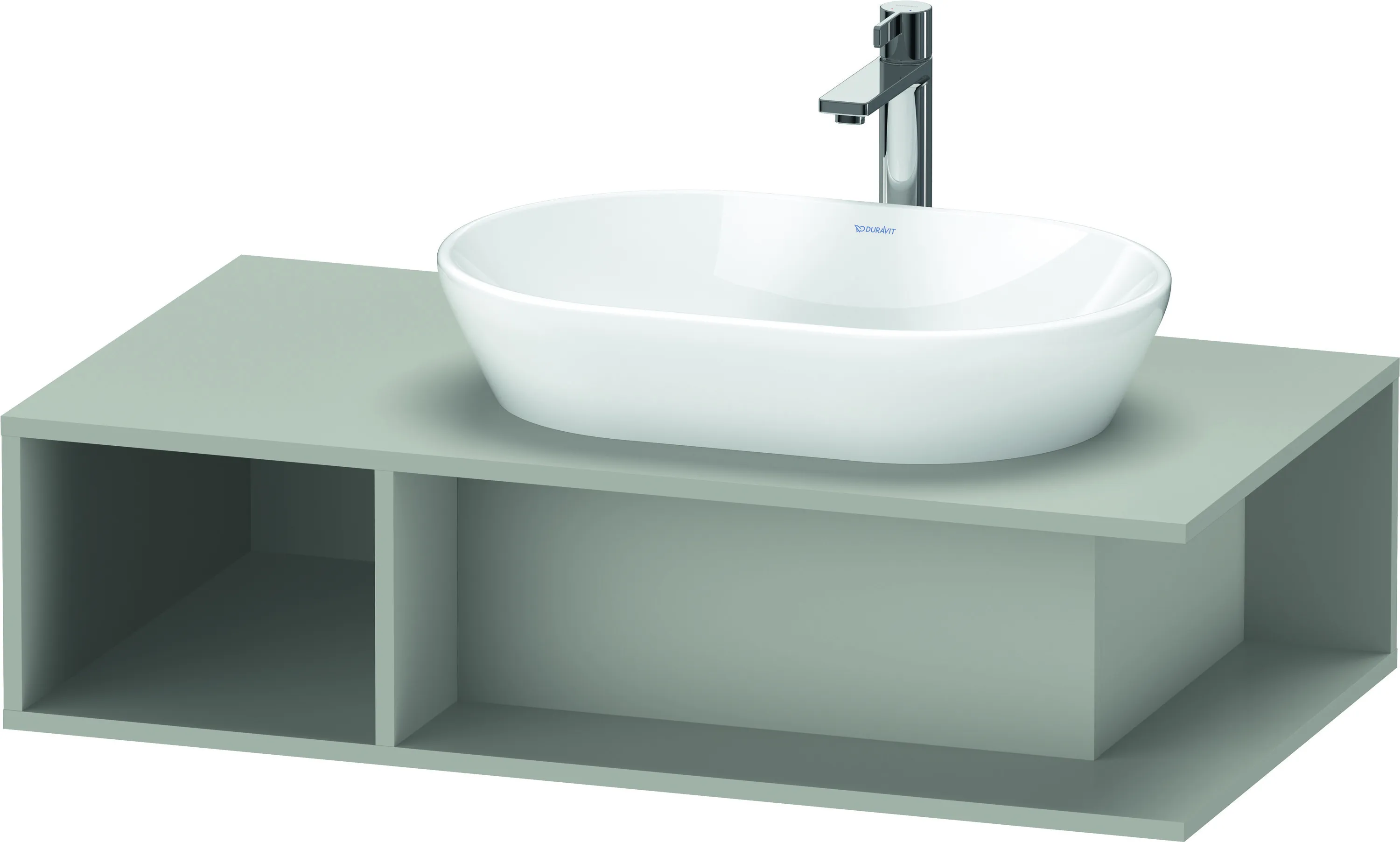 Duravit Waschtischunterschrank wandhängend „D-Neo“ 100 × 26 × 55 cm Betongrau Matt Duravit Waschtischunterschrank wandhängend „D-Neo“ 100 × 26 × 55 cm Betongrau Matt