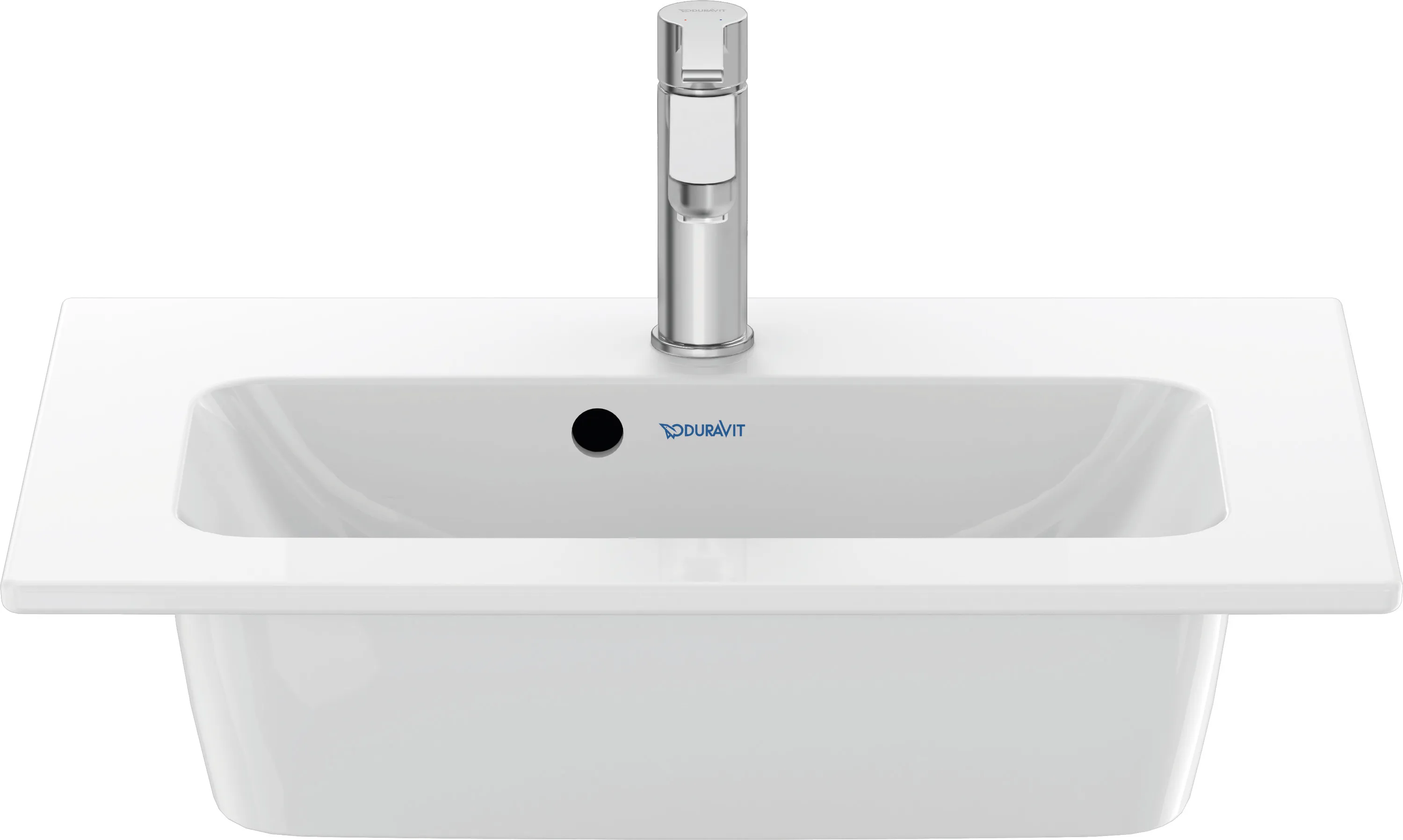 Wandwaschtisch Compact „ME by Starck“, mit Überlauf, Hahnlochposition mittig in Weiß Hochglanz Wandwaschtisch Compact „ME by Starck“, mit Überlauf, Hahnlochposition mittig in Weiß Hochglanz