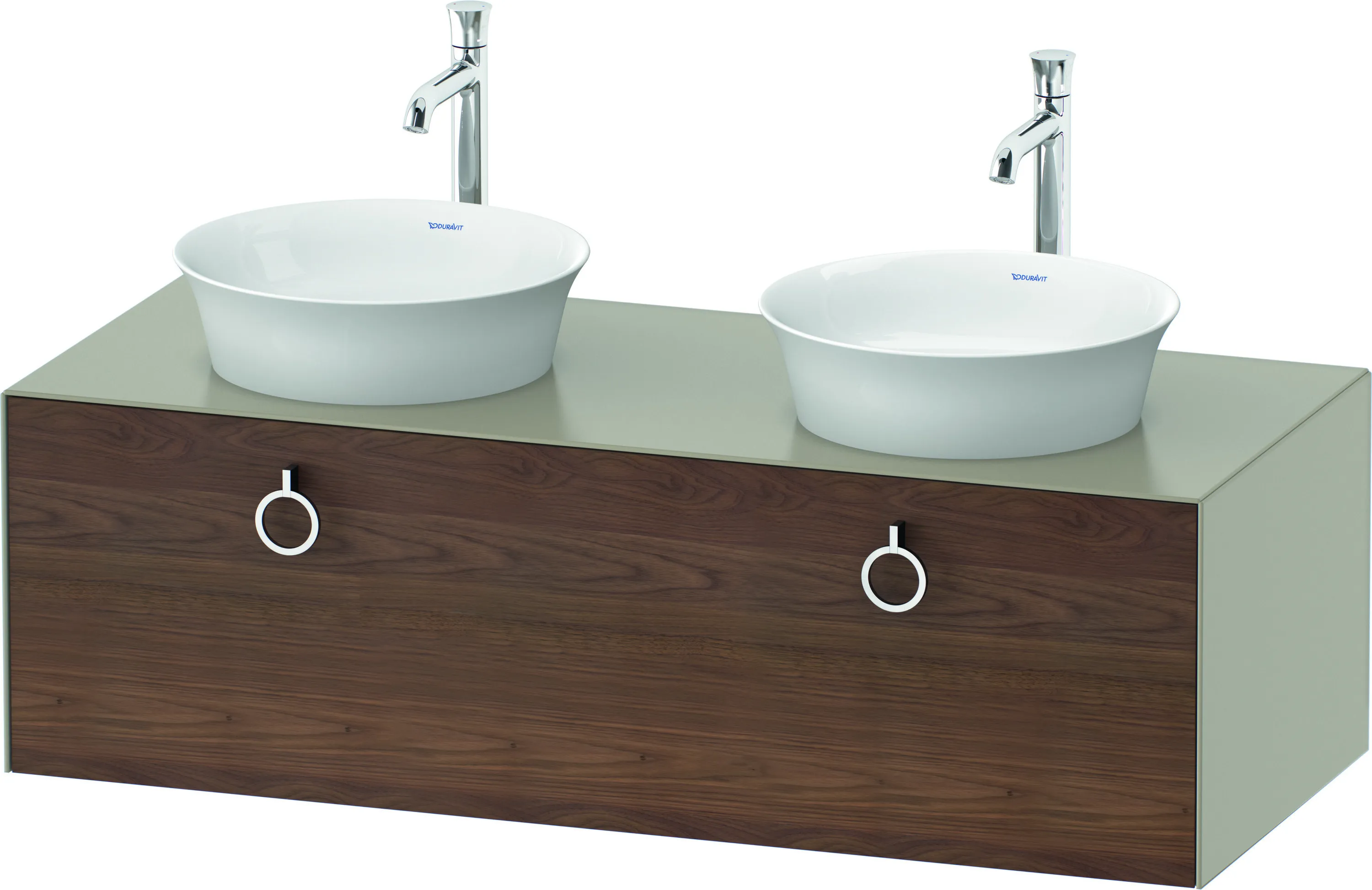 Duravit Waschtischunterschrank wandhängend „White Tulip“ 130 × 40,8 × 55 cm