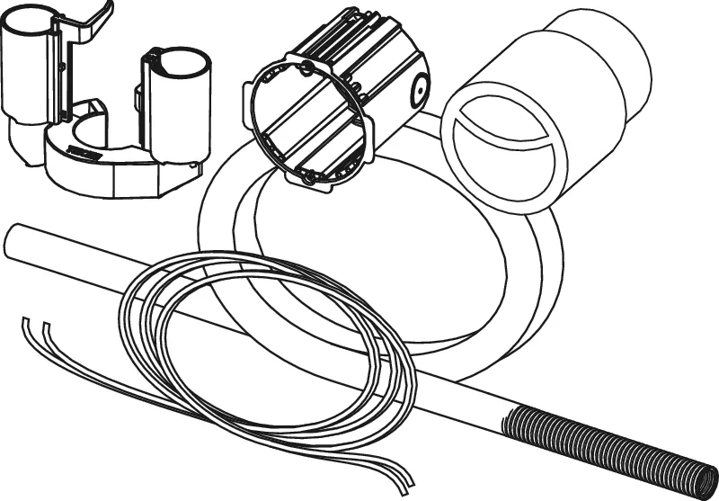 flushpoint pneum. Fernauslösung f. Spülkästen m. Ablaufv. A 2, Rohbauset flushpoint pneum. Fernauslösung f. Spülkästen m. Ablaufv. A 2, Rohbauset