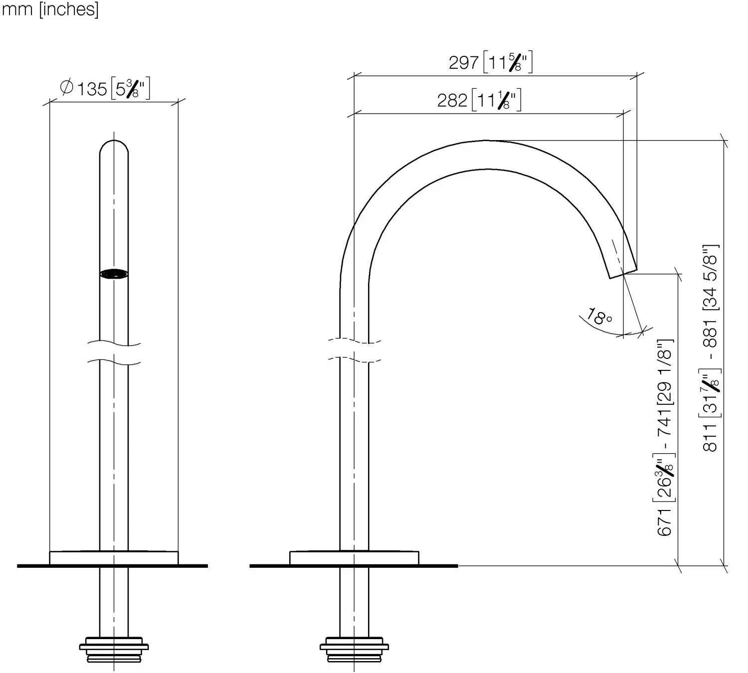 DO Wannenauslauf ohne Umstellung Meta 13672661 chrom DO Wannenauslauf ohne Umstellung Meta 13672661 chrom