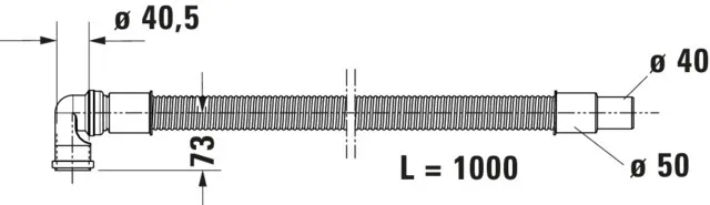 Duravit Ab- und Überlaufgarnitur für Badewannen Modell 792204 Duravit Ab- und Überlaufgarnitur für Badewannen Modell 792204