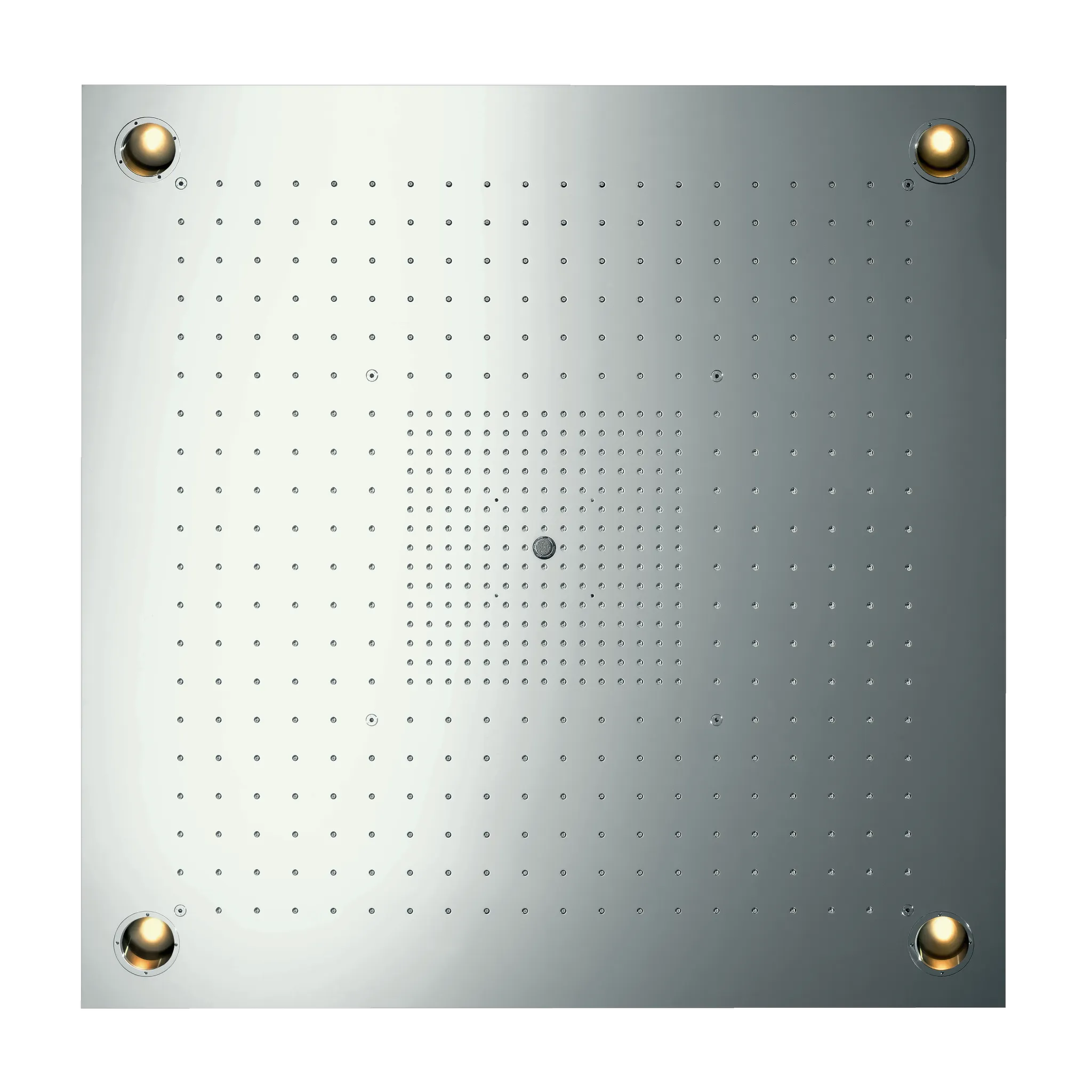 Hansgrohe AXOR Starck ShowerHeaven 970⁄970 3jet mit Beleuchtung, Edelstahl Optic Hansgrohe AXOR Starck ShowerHeaven 970⁄970 3jet mit Beleuchtung, Edelstahl Optic