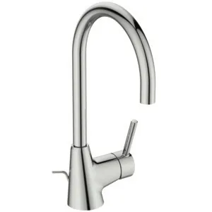 Waschtischarmatur Ceraline, mit hohem Auslauf, mit Ablaufgarnitur, Ausladung 160mm, Chrom Waschtischarmatur Ceraline, mit hohem Auslauf, mit Ablaufgarnitur, Ausladung 160mm, Chrom