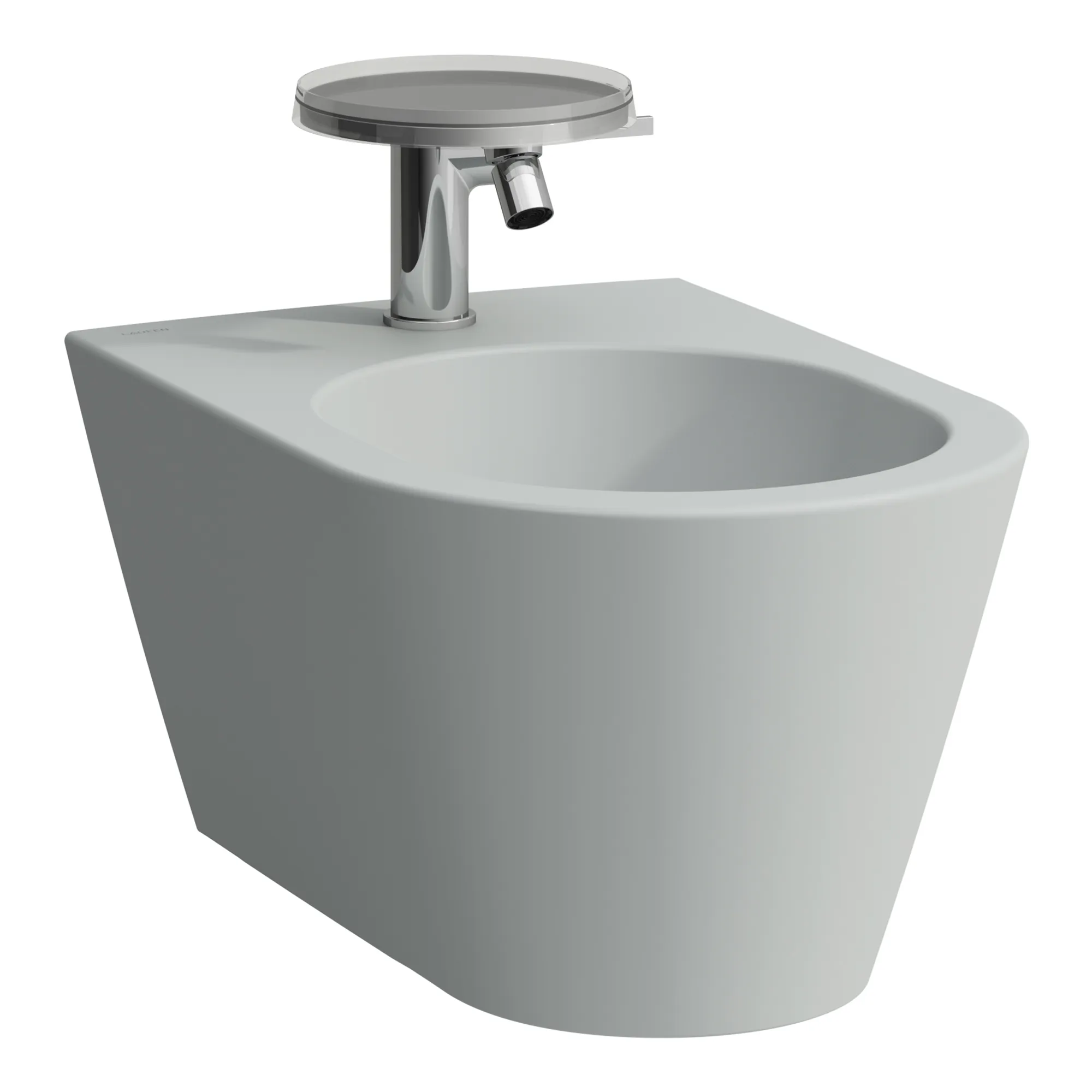 Wandbidet Kartell • 545x370 1 Hahnloch ohne seitliches Loch für Wasseranschluss weiß Wandbidet Kartell • 545x370 1 Hahnloch ohne seitliches Loch für Wasseranschluss weiß