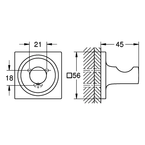 Bademantelhaken Allure 40284, chrom Bademantelhaken Allure 40284, chrom