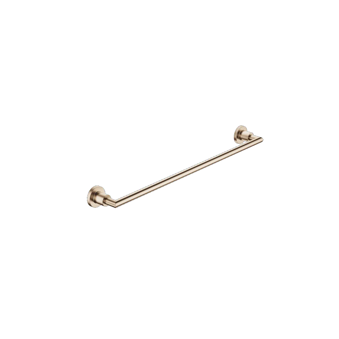 Dornbracht Badetuchhalter TARA Light Gold gebürstet, Stichmaß 600 mm, Breite 655 mm, Höhe 55 mm, Rosette Ø 55 mm, Ausladung 81 mm Dornbracht Badetuchhalter TARA Light Gold gebürstet, Stichmaß 600 mm, Breite 655 mm, Höhe 55 mm, Rosette Ø 55 mm, Ausladung 81 mm