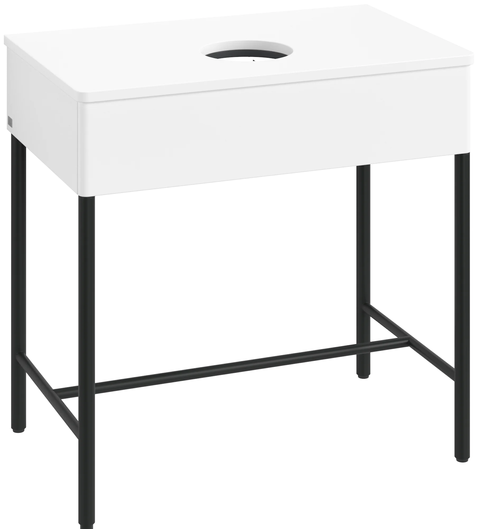 Villeroy & Boch Waschbeckenunterschrank Artis L60011, Eckig White Matt Lacquer, 800x782x500mm, mit Beleuchtung und Push-to-open Funktion Villeroy & Boch Waschbeckenunterschrank Artis L60011, Eckig White Matt Lacquer, 800x782x500mm, mit Beleuchtung und Push-to-open Funktion