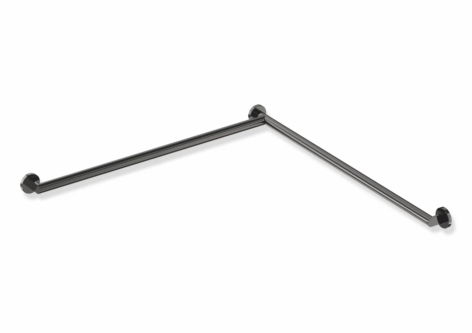 HEWI System 900 Duschhandlauf, links, PVD schwarzchr glzd, 947mm HEWI System 900 Duschhandlauf, links, PVD schwarzchr glzd, 947mm