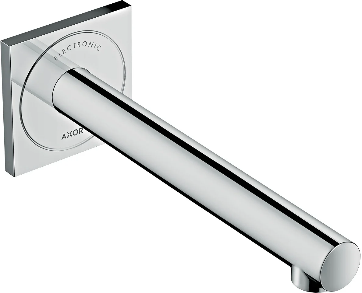 Hansgrohe AXOR Uno Elektronik-Waschtischmischer Unterputz, Chrom, Ausladung 221 mm, Laminarstrahl, max. Durchfluss 5 l/min Hansgrohe AXOR Uno Elektronik-Waschtischmischer Unterputz, Chrom, Ausladung 221 mm, Laminarstrahl, max. Durchfluss 5 l/min