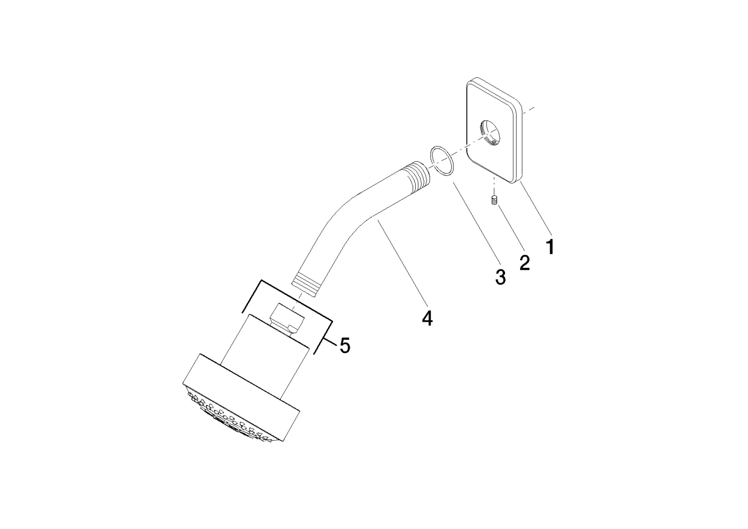 Kopfbrause LULU Chrom 28508710 Kopfbrause LULU Chrom 28508710