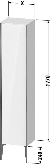 Duravit Hochschrank „XViu“ 40 × 177 × 36 cm