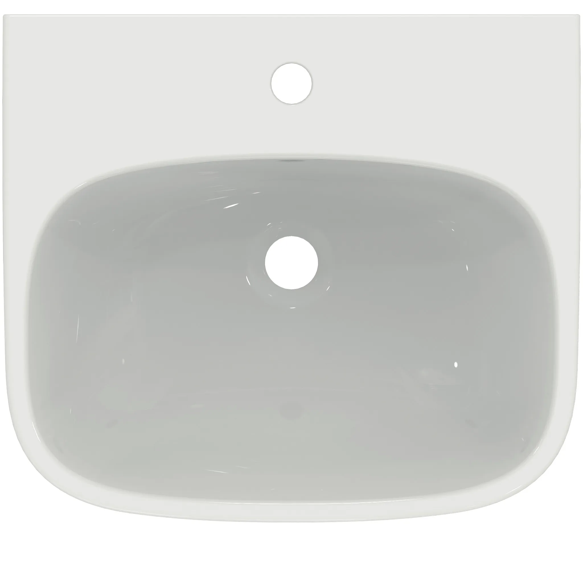 Waschbecken „i.lifeA“ 50 × 44 × 18 cm, Hahnlochposition mittig Waschbecken „i.lifeA“ 50 × 44 × 18 cm, Hahnlochposition mittig