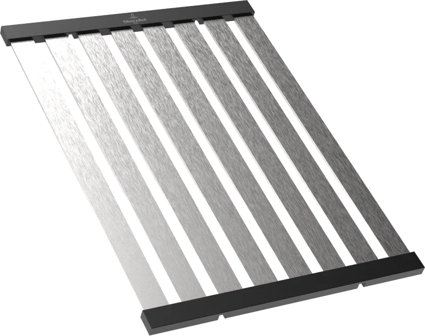 Abtropfgitter faltbar Zubehör 9K1300, 480 x 347 mm, aus Aluminium, Aluminium Gebürstet Abtropfgitter faltbar Zubehör 9K1300, 480 x 347 mm, aus Aluminium, Aluminium Gebürstet