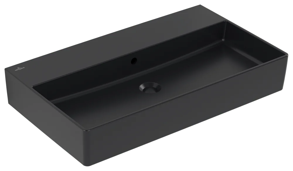 Villeroy & Boch Memento 2.0 Waschbecken TitanCeram Pure Black CeramicPlus 800x470mm