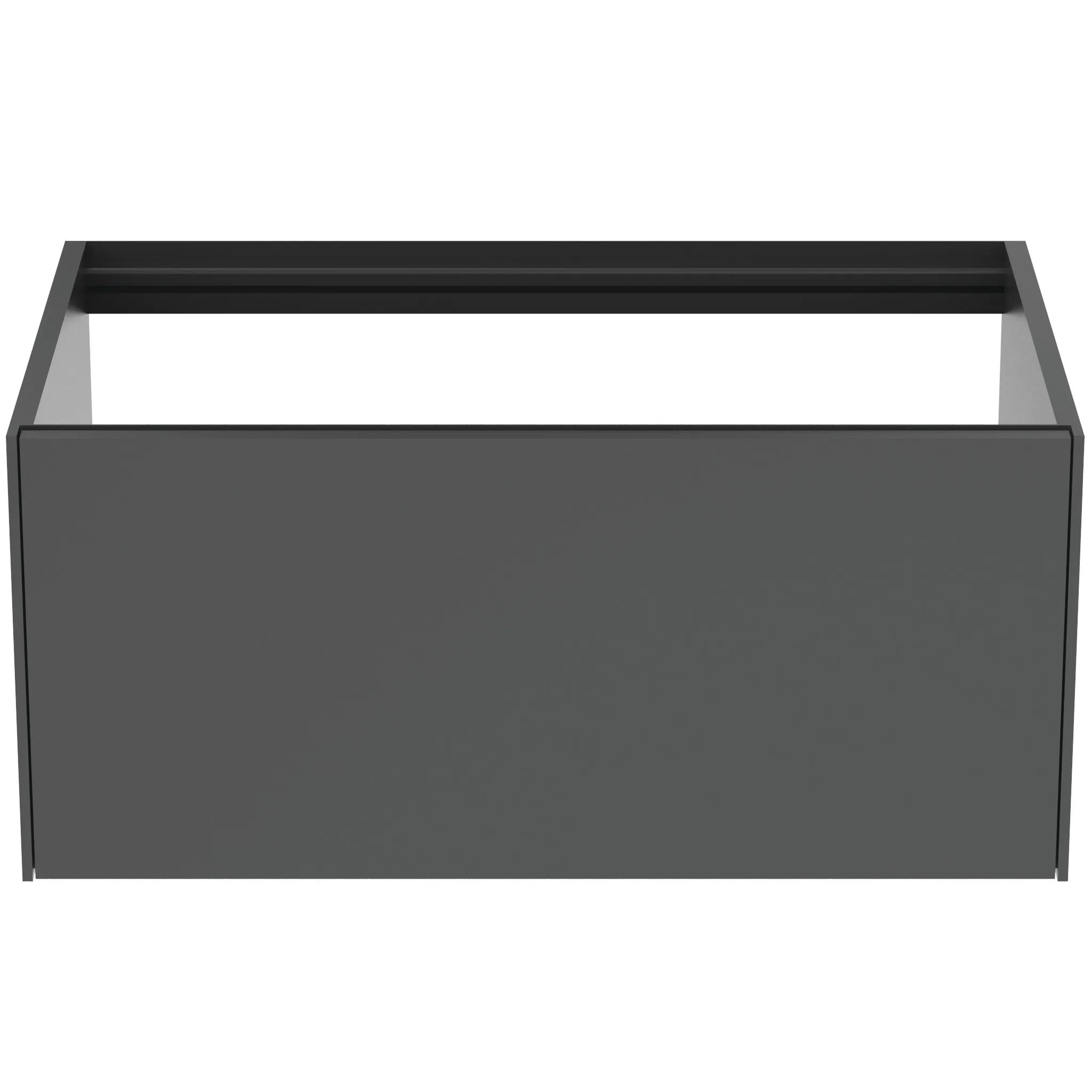Ideal Standard Waschtischunterschrank „Conca“ 80 × 36 × 50,5 cm Anthrazit matt lackiert
