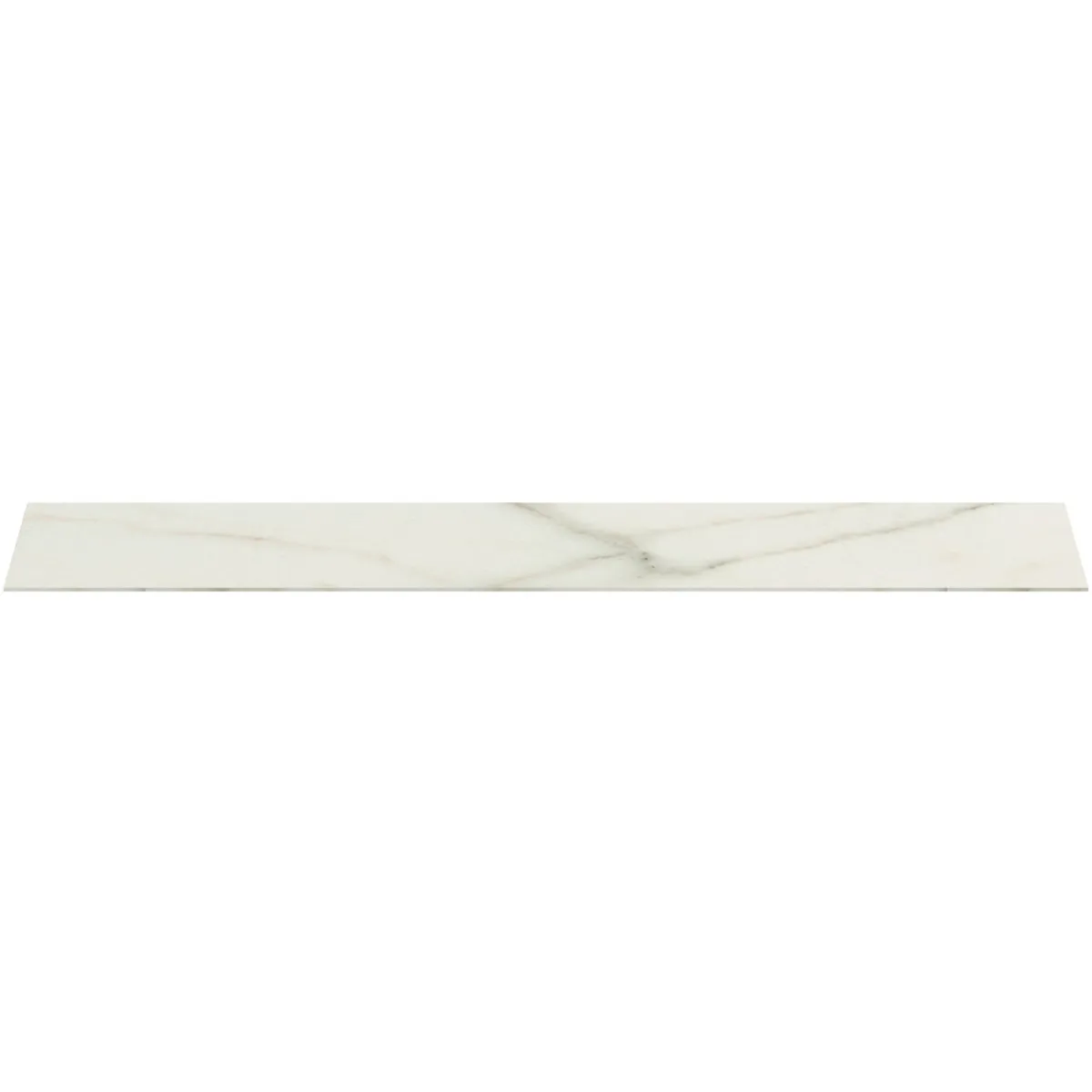 Waschtischplatte Conca, aus Keramik, 1587x373x6mm, Marmor Noir Desir