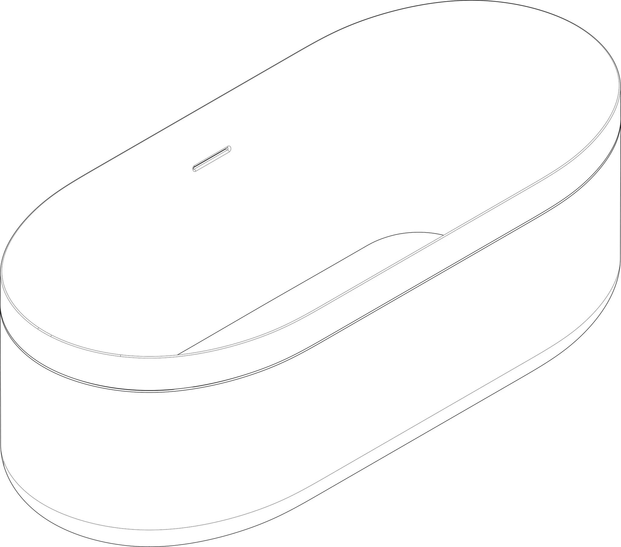 Hansgrohe AXOR Suite Waschbecken & Badewannen AXOR Becken und Wannen Edelstahl Optic 1900⁄850