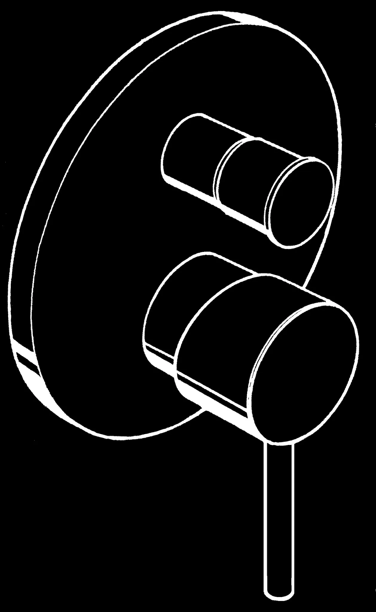 Wannenmischer Unterputz Axor Starck Fertigset chrom Wannenmischer Unterputz Axor Starck Fertigset chrom