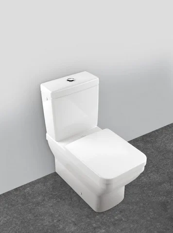 Villeroy & Boch Architectura WC-Sitz 9M58S1, Oval, mit Absenkautomatik, Weiß Alpin