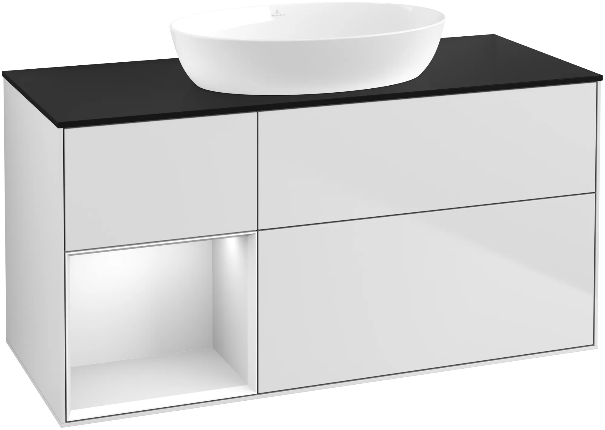 Villeroy & Boch Finion Waschbeckenunterschrank GA6 1200x603x501mm mit Beleuchtung