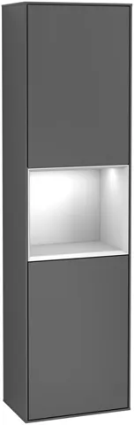 Villeroy & Boch Hochschrank „Finion“ 41,8 × 151,6 cm 2 Türen, Anschlag: rechts, inkl. Beleuchtung Anschlag rechts Villeroy & Boch Hochschrank „Finion“ 41,8 × 151,6 cm 2 Türen, Anschlag: rechts, inkl. Beleuchtung Anschlag rechts