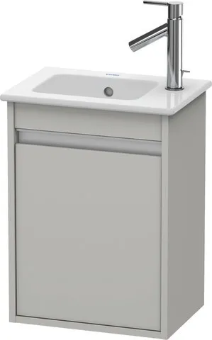 Duravit Waschtischunterschrank wandhängend „Ketho“ 40 × 55 × 28,5 cm in Betongrau Matt