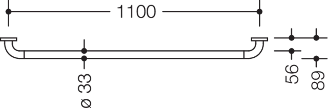 HEWI Haltegriff „Serie 801“ in Senfgelb