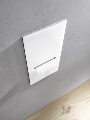 emco Toilettenbürstengarnitur-Modul „asis module 2.0“ 17 × 49,7 × 15,62 cm in optiwhite