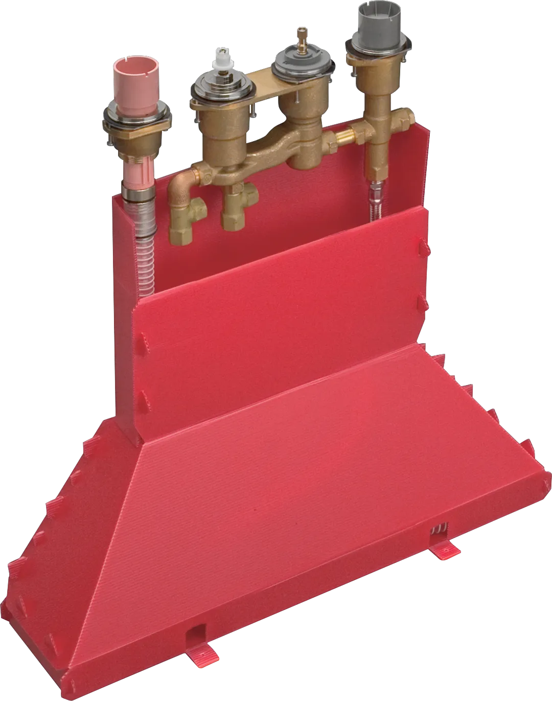 Grundkörper 4-Loch Wannenarm.Axor m.Thermostat f.Wannenrand m.Secuflexbox Grundkörper 4-Loch Wannenarm.Axor m.Thermostat f.Wannenrand m.Secuflexbox