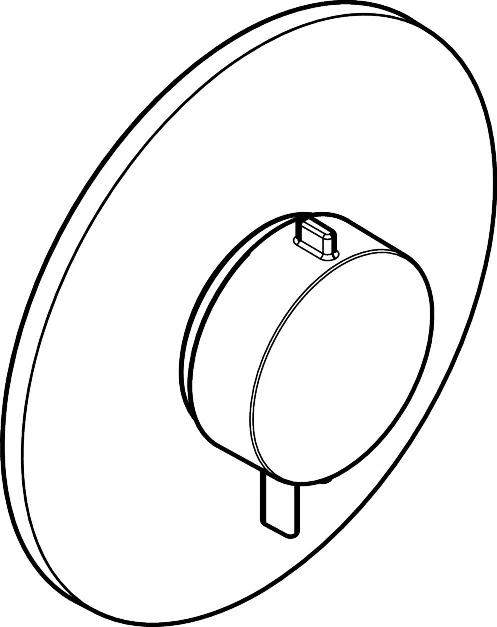 Hansgrohe Ecostat Comfort S Thermostat Unterputz für 1 Verbraucher, Chrom Hansgrohe Ecostat Comfort S Thermostat Unterputz für 1 Verbraucher, Chrom