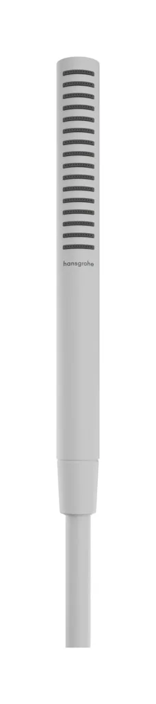 Hansgrohe Pulsify S Stabhandbrause, Mattweiß, 98 x 24 mm, PowderRain Strahlart, QuickClean, max. Durchfluss 5,4 l/min ab 0,5 bar, G 1/2 Anschluss Hansgrohe Pulsify S Stabhandbrause, Mattweiß, 98 x 24 mm, PowderRain Strahlart, QuickClean, max. Durchfluss 5,4 l/min ab 0,5 bar, G 1/2 Anschluss