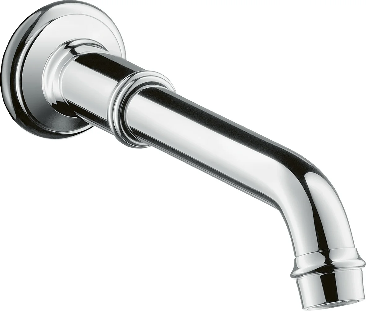 Hansgrohe AXOR Montreux Wanneneinlauf Chrom, Ausladung 220 mm, max. Durchfluss 20 l/min, Normalstrahl