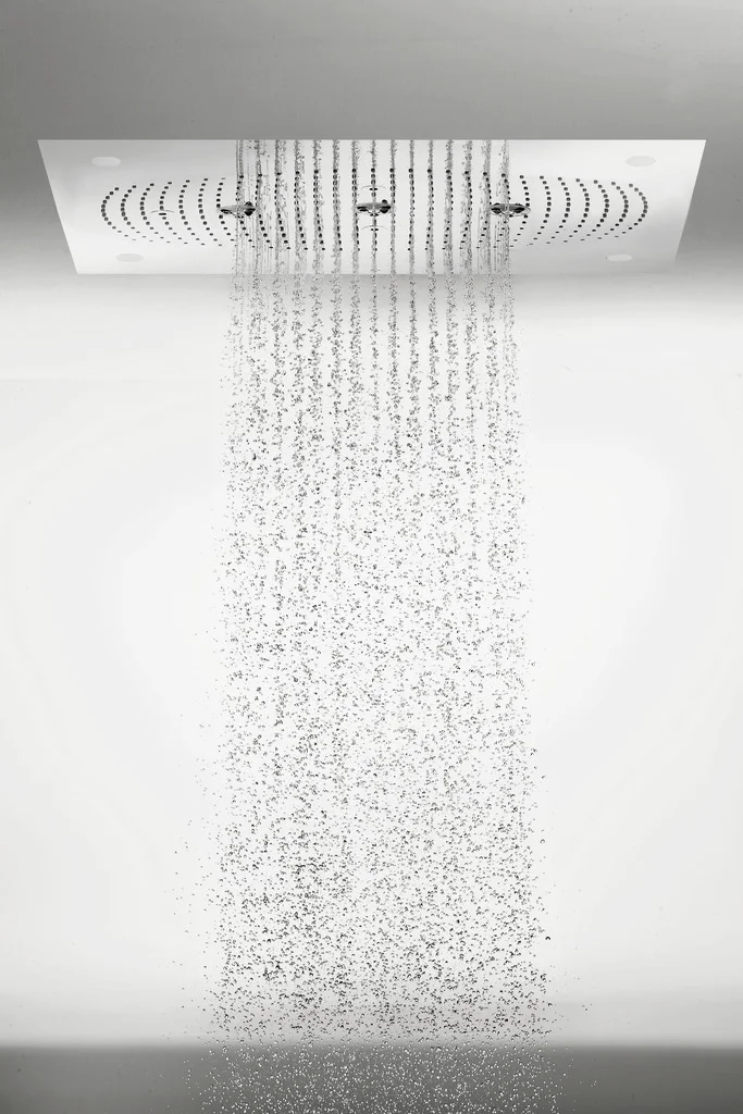 Hansgrohe Raindance Rainmaker Kopfbrause rechteckig chrom mit Licht, 680 x 460 mm, 3 Strahlzonen, DN20