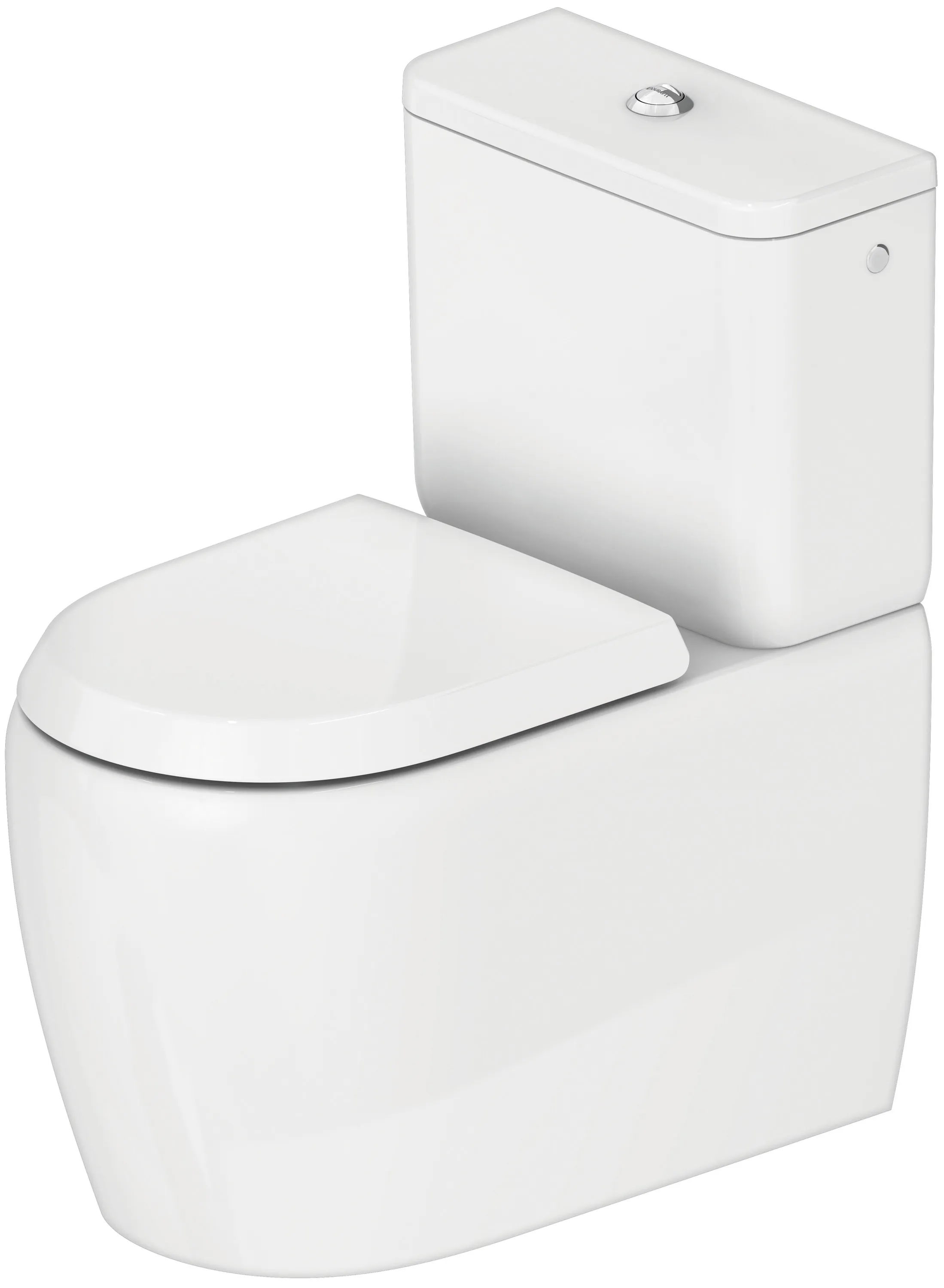 Duravit Qatego Stand-WC TS f. Kombination Rimless,Abg. Vario, Weiß HG Duravit Qatego Stand-WC TS f. Kombination Rimless,Abg. Vario, Weiß HG