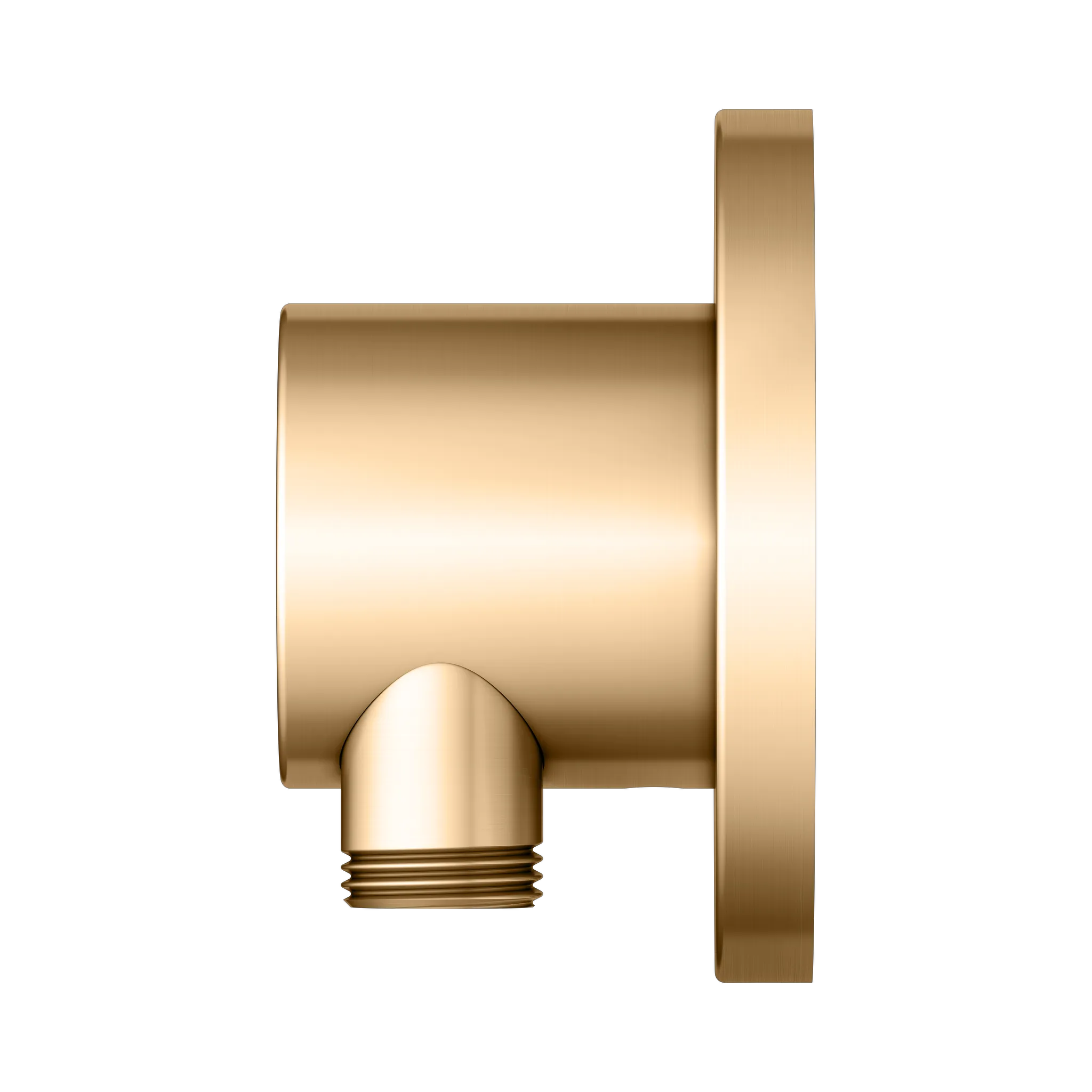 IXMO Schlauchanschluß DN15 rund Messing gebürstet IXMO Schlauchanschluß DN15 rund Messing gebürstet