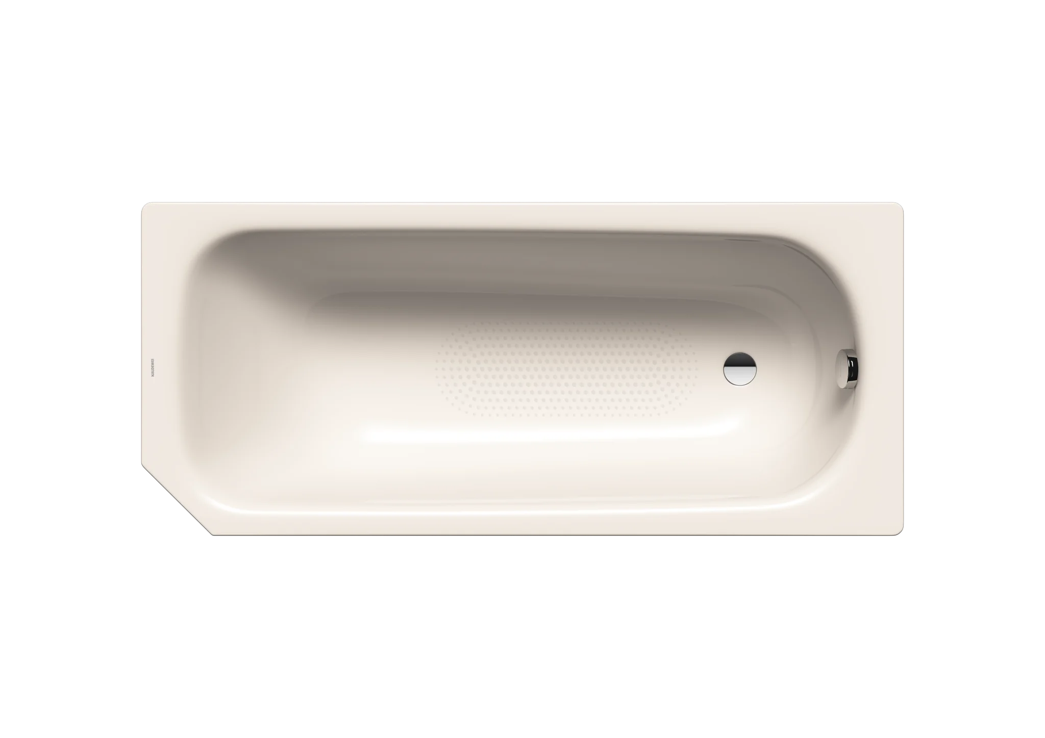 Kaldewei SANIFORM V1-V4 Badewanne, 1600x700 mm, pergamon, Vollantislip