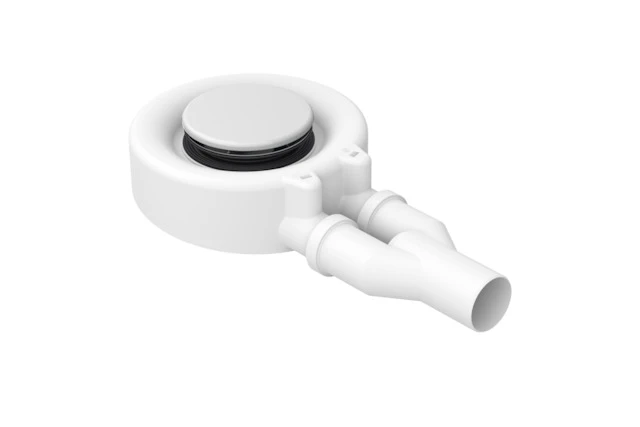 Bette Ablaufgarnitur für Duschwannen „BetteScope“ Modell B574 ⌀ 90 × 80 mm, ohne Überlauf in Edelweiß Bette Ablaufgarnitur für Duschwannen „BetteScope“ Modell B574 ⌀ 90 × 80 mm, ohne Überlauf in Edelweiß