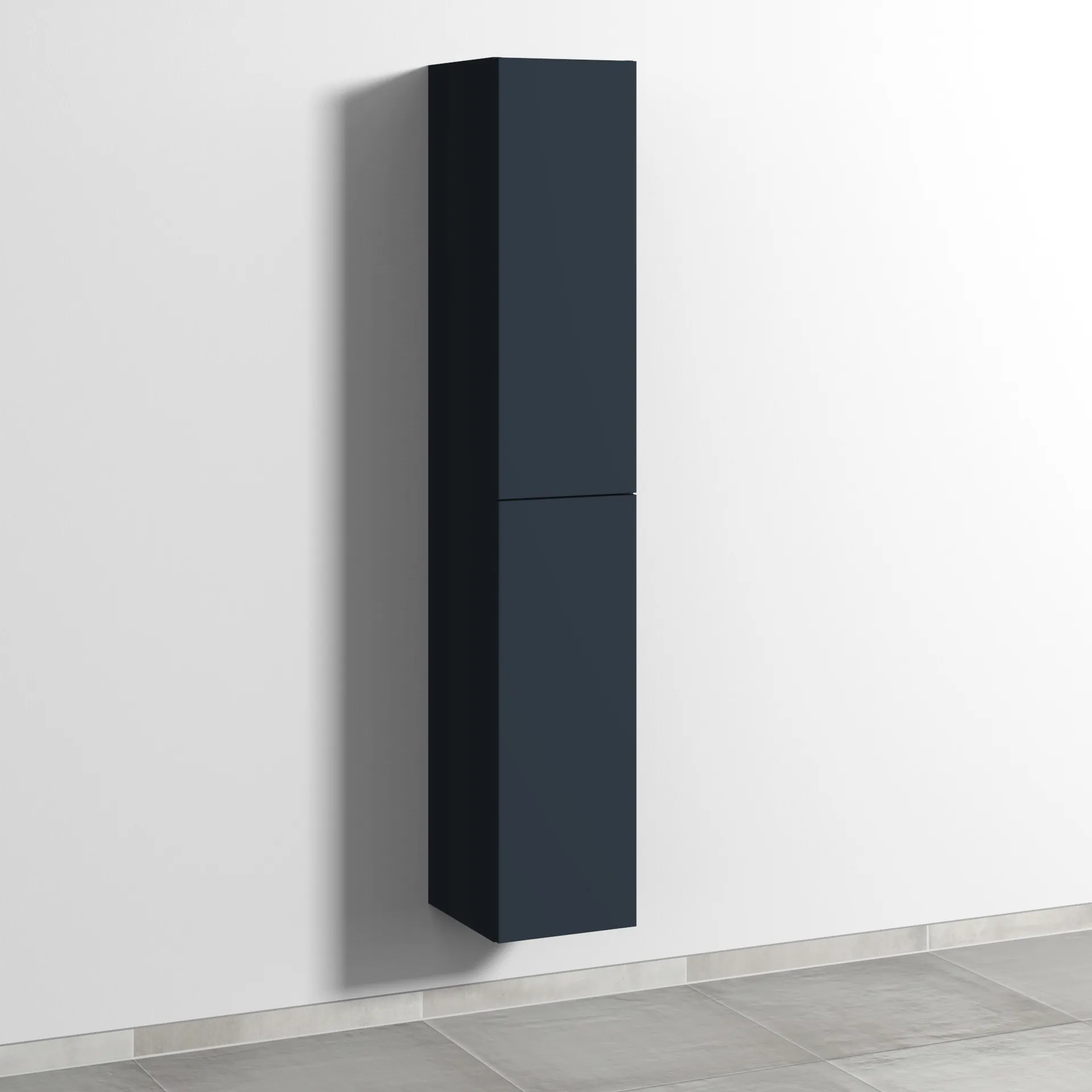 Sanipa Hochschrank „3way“ 300 × 1700 × 345 mm Anschlag rechts, in Marine (matt), Anschlag rechts