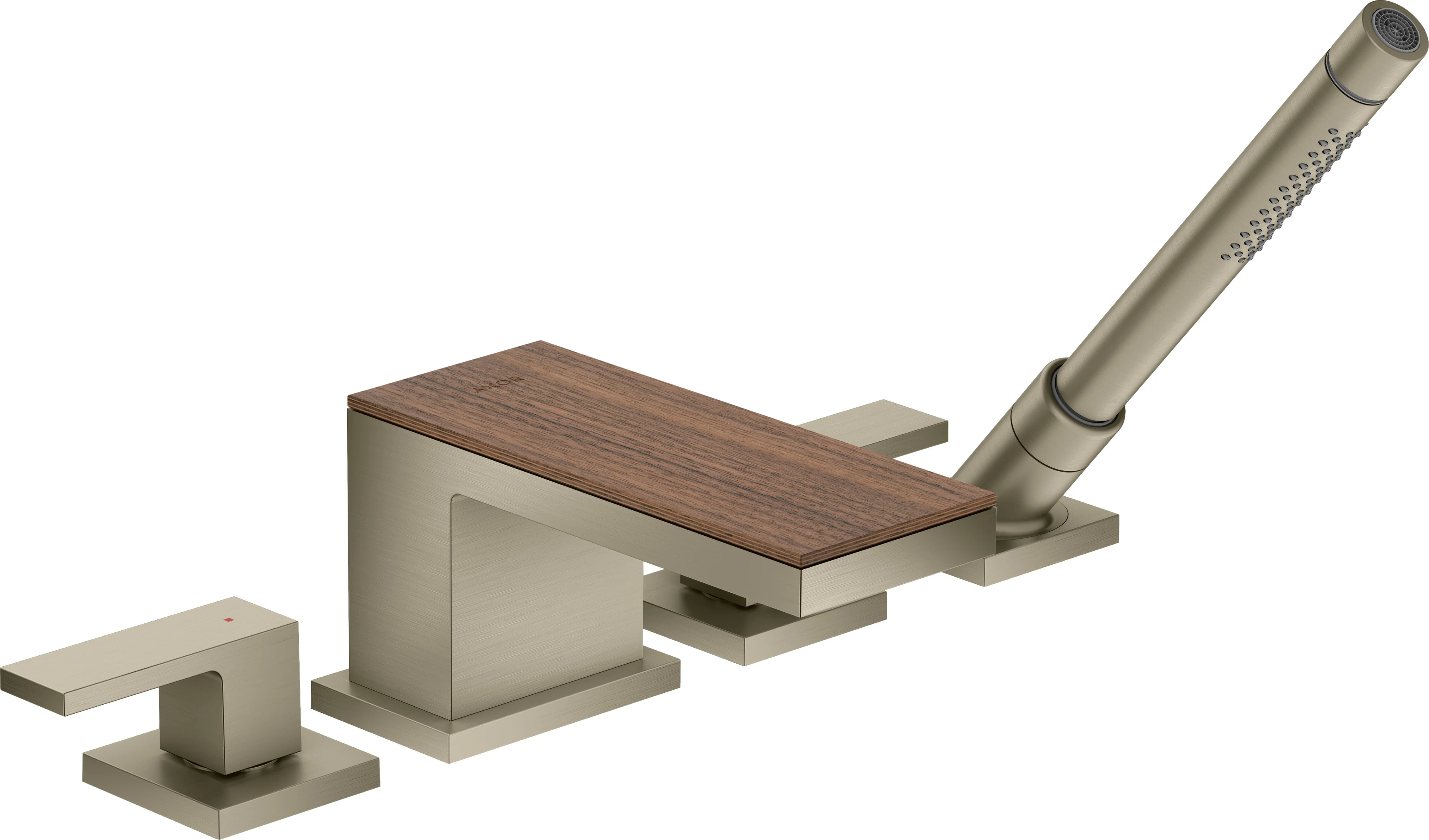 Hansgrohe AXOR MyEdition Platte 200 mm, Amerikanischer Nussbaum, abnehmbar Hansgrohe AXOR MyEdition Platte 200 mm, Amerikanischer Nussbaum, abnehmbar