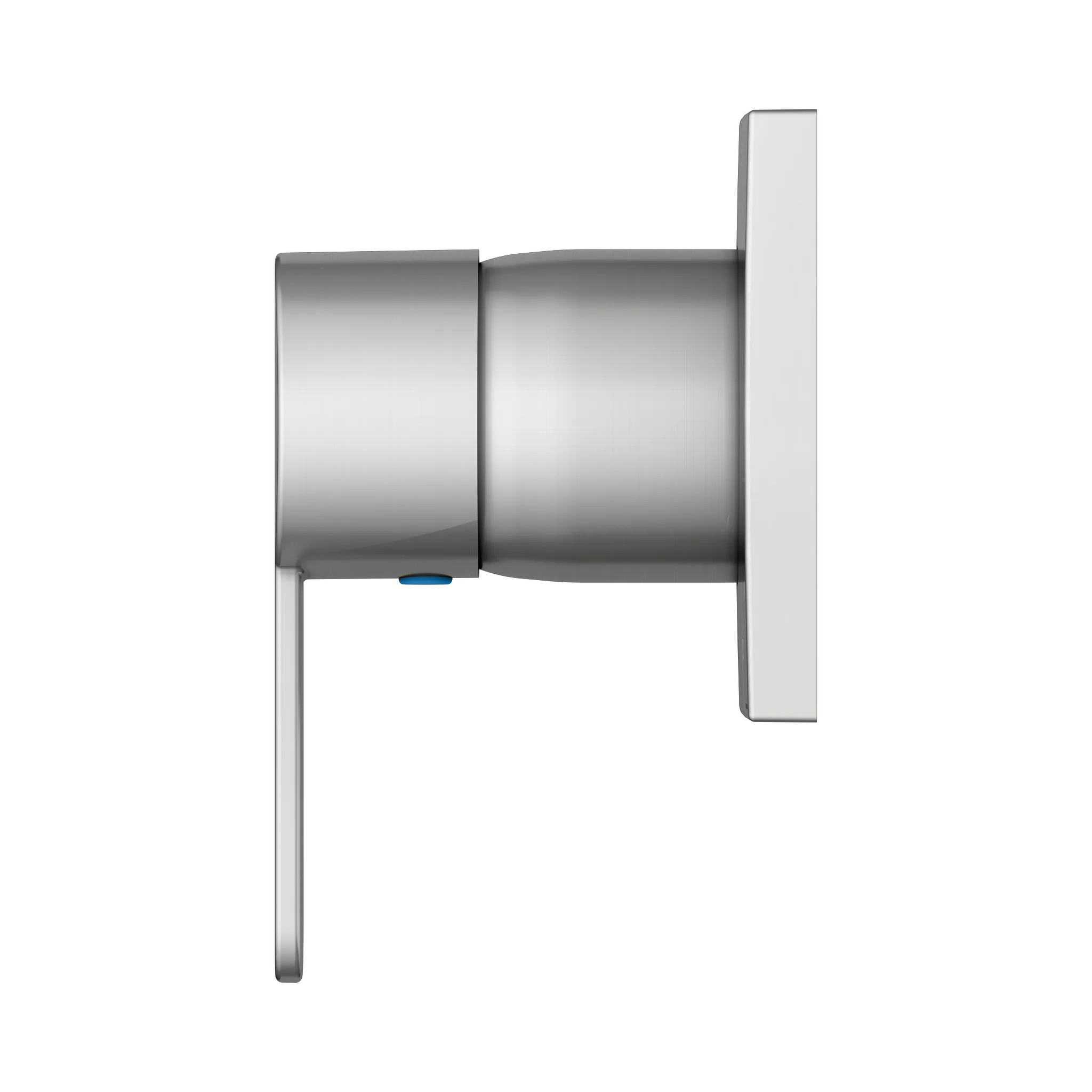 KEUCO IXMO Einhebelmischer Unterputz IXMO Flat mit eckiger Rosette/IXMO Flat Edelstahl-finish