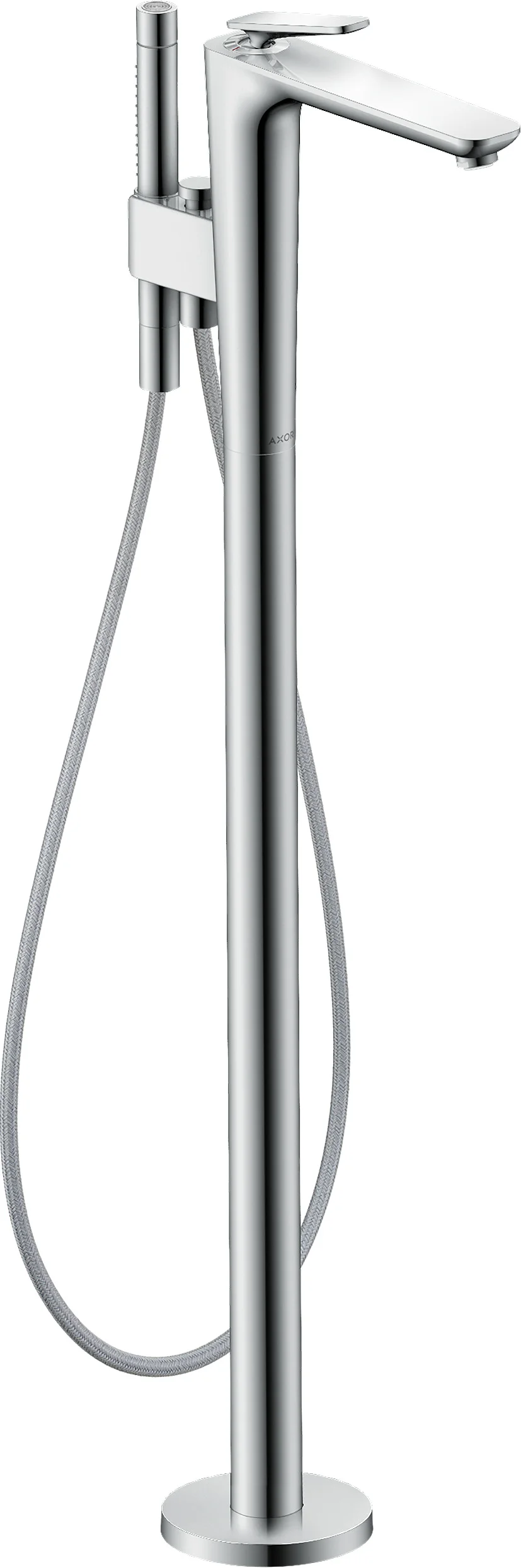 Hansgrohe AXOR Citterio C Einhebel-Wannenmischer bodenstehend, Chrom, Ausladung 194 mm, Laminarstrahl, Rain/MonoRain-Handbrause Hansgrohe AXOR Citterio C Einhebel-Wannenmischer bodenstehend, Chrom, Ausladung 194 mm, Laminarstrahl, Rain/MonoRain-Handbrause