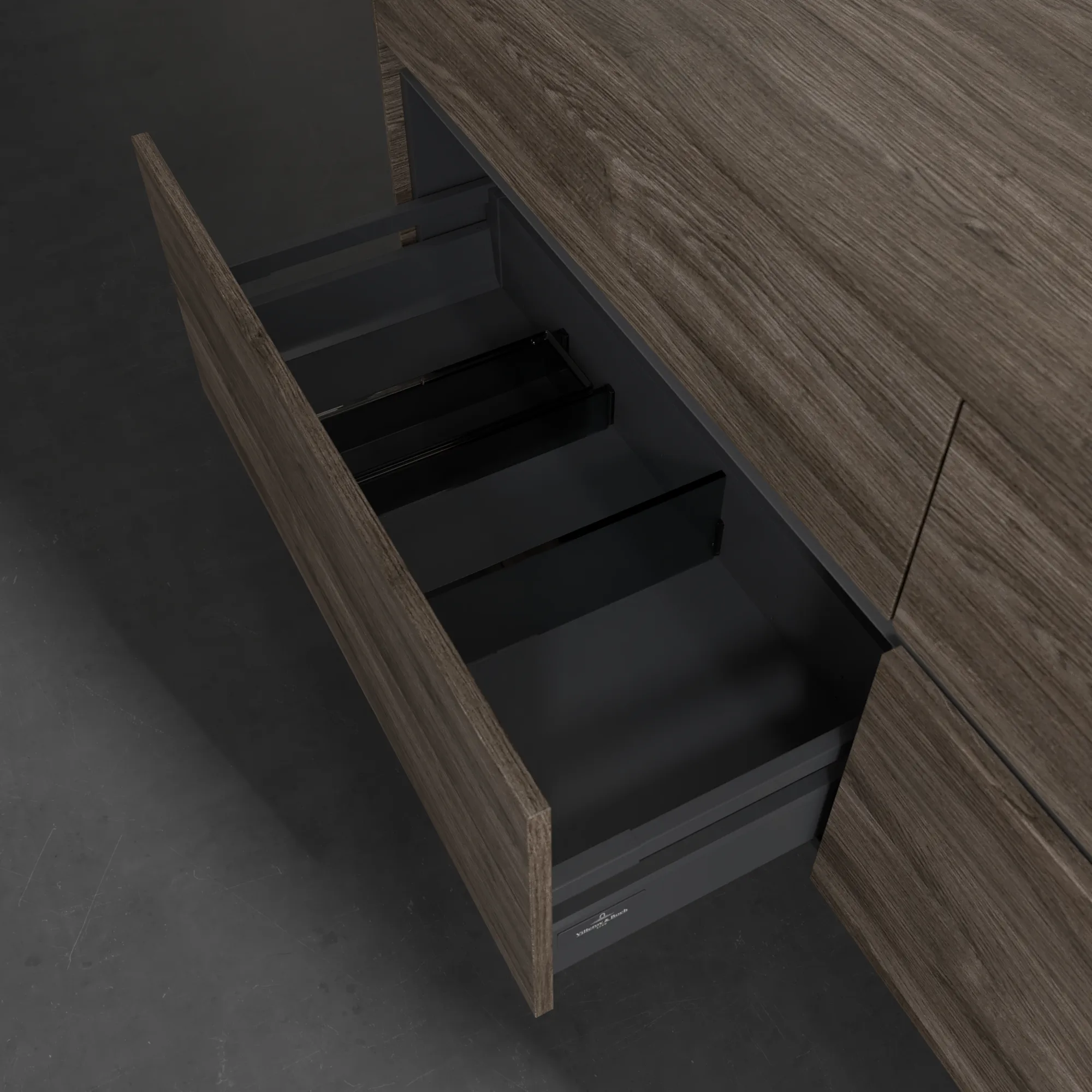 Villeroy & Boch Collaro Waschbeckenunterschrank 1600x548x500mm Stone Oak
