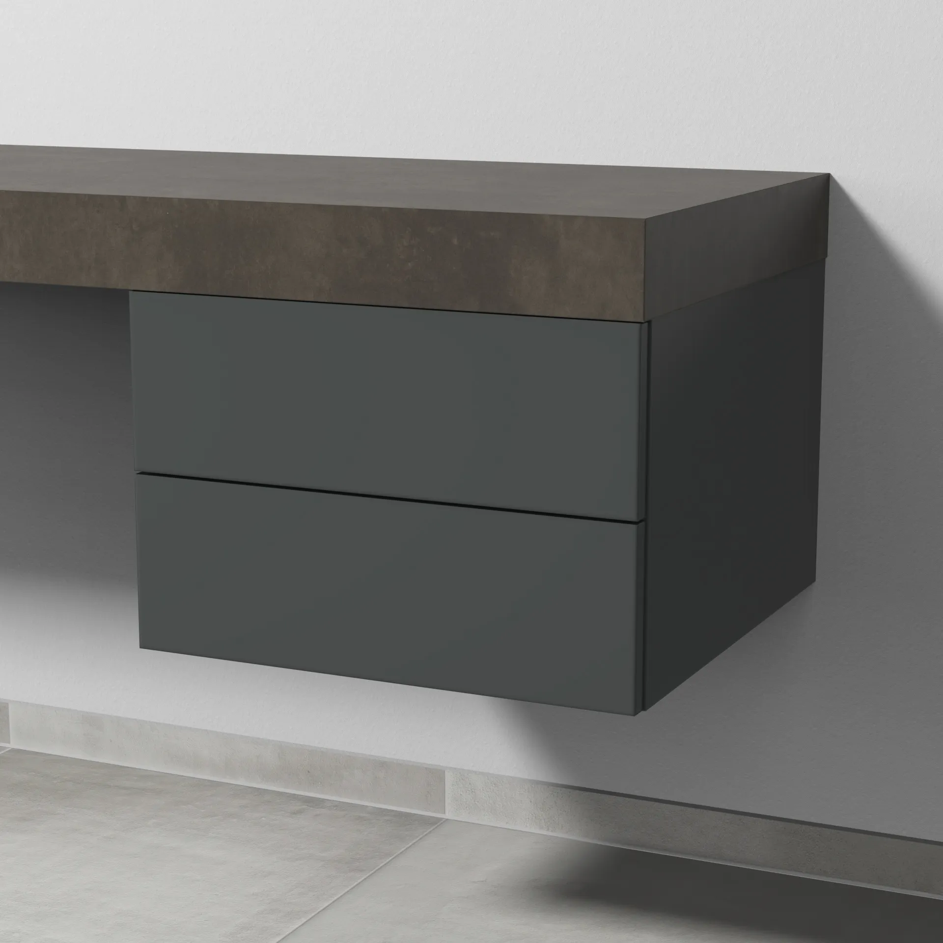 Sanipa Unterschrank „2morrow“ 500 × 340 × 520 mm in Anthrazit (matt)
