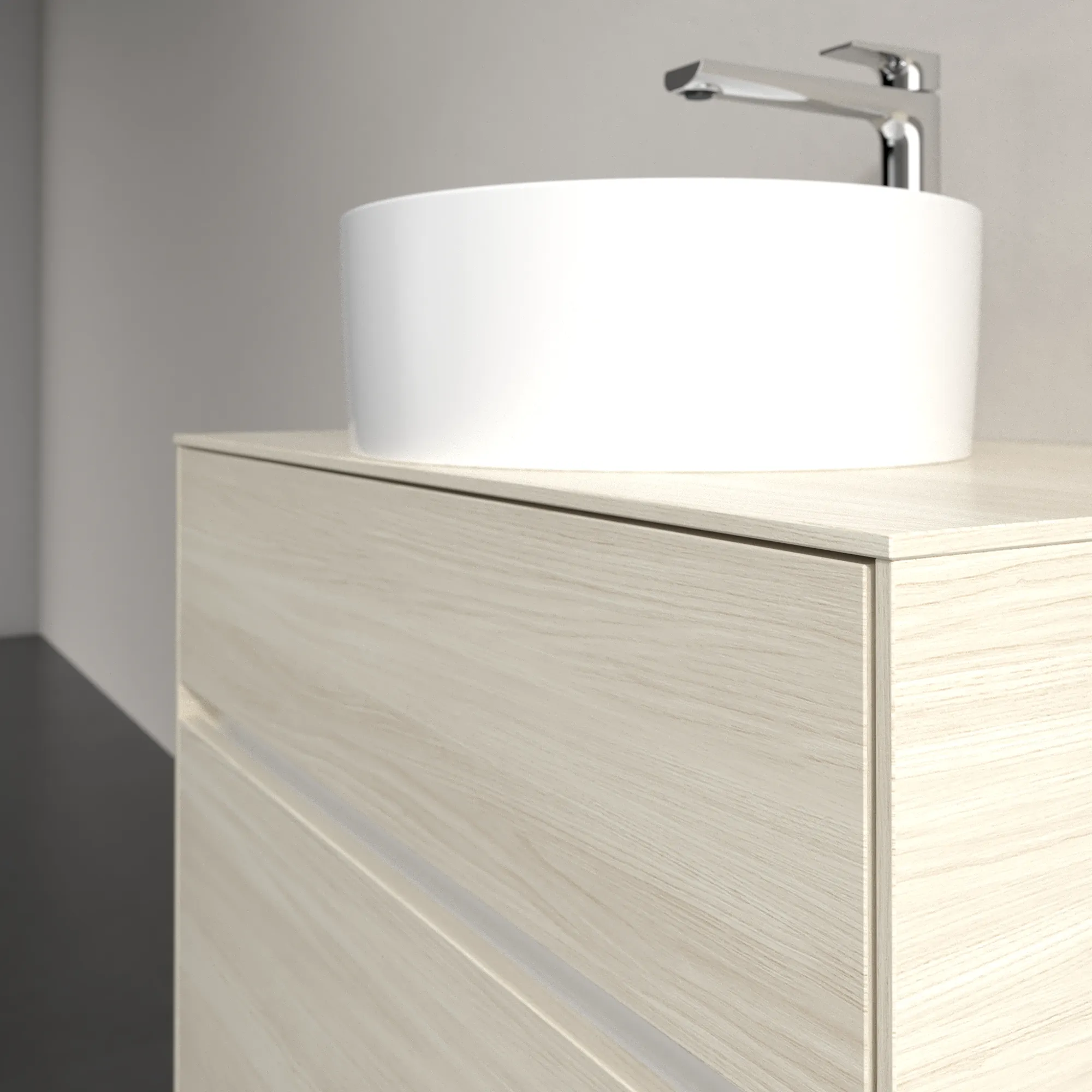 Villeroy & Boch Waschbeckenunterschrank Collaro C037B0, Eckig White Oak, 800x548x500mm, mit Beleuchtung und SoftClosing Villeroy & Boch Waschbeckenunterschrank Collaro C037B0, Eckig White Oak, 800x548x500mm, mit Beleuchtung und SoftClosing