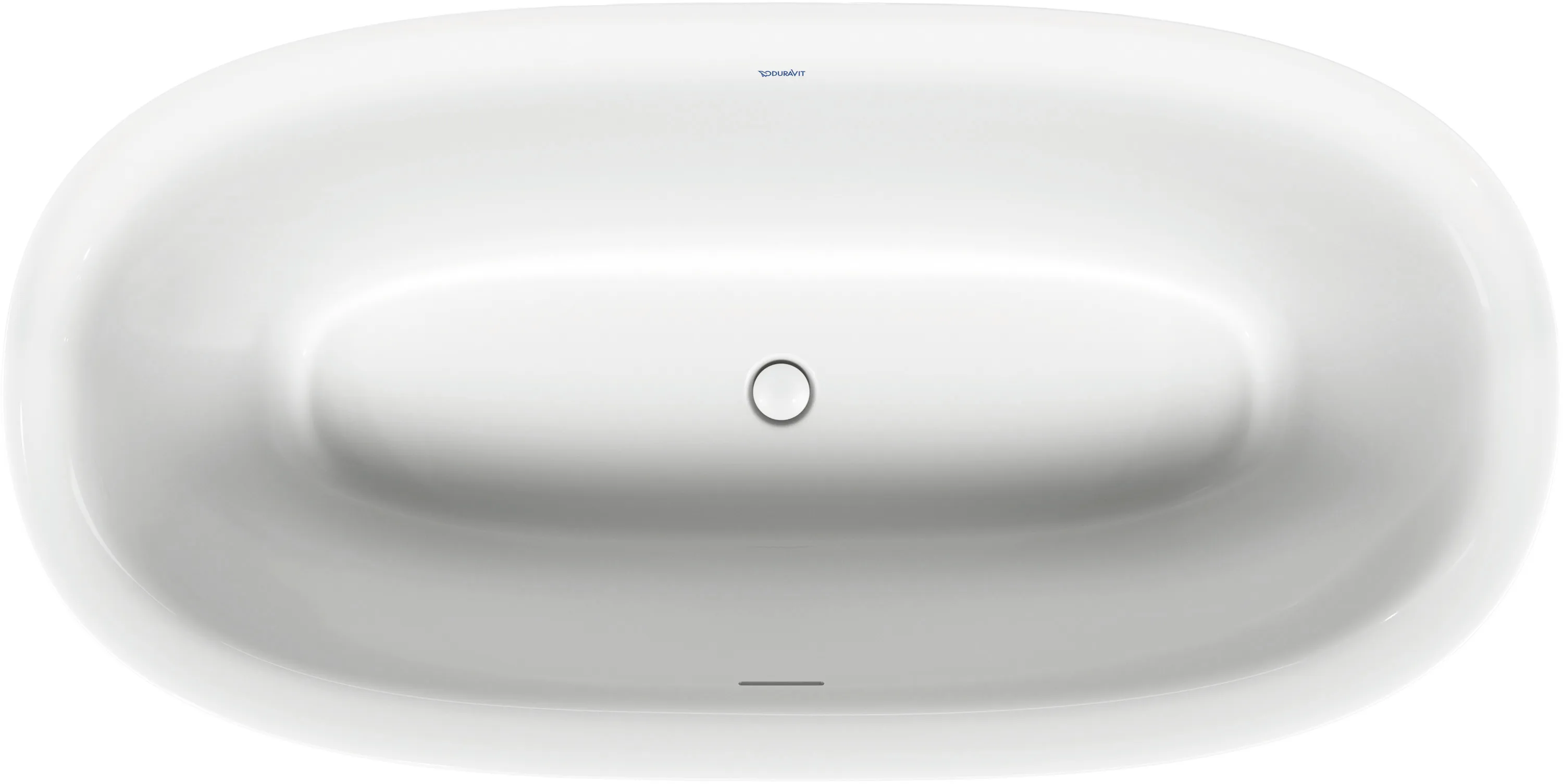 Duravit Badewanne „White Tulip“ freistehend oval 160 × 80 cm