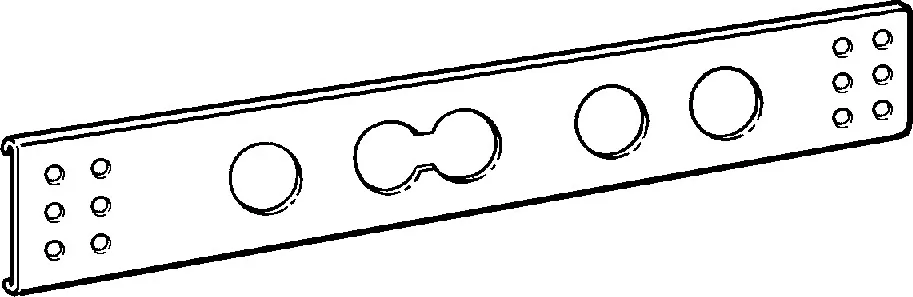 Viega „Sanfix“ Montageschablone für Anschlussdosenbefestigung Viega „Sanfix“ Montageschablone für Anschlussdosenbefestigung